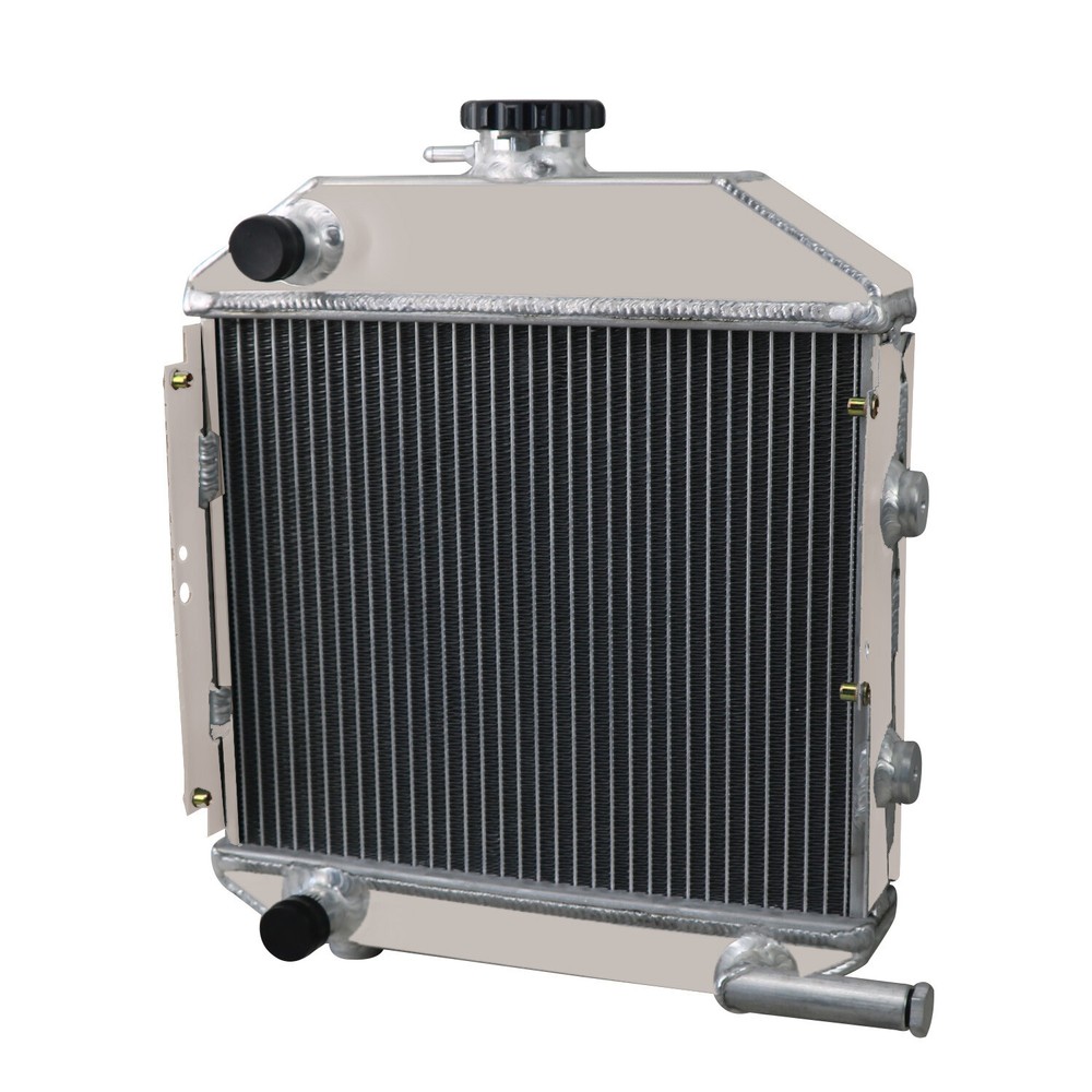 2Row Radiator Fit Ford New Holland Compact Tractor 1300 W/ Cap SBA310100211
