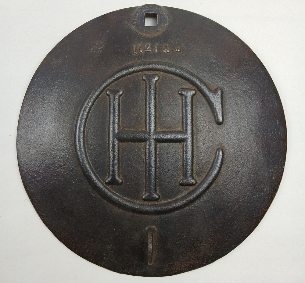 Original Vintage IHC International Harvester Co Cast Iron Farm Planter Box Lid