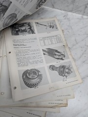 MASSEY FERGUSON MF 750 760 COMBINES SERVICE MANUAL SUPPLEMENTS PARTS