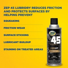 Zep 45 Lubridry Silicone Lubricant – 11 oz (Case of 12) – 678501 – Colorless,