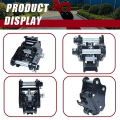 Semi-auto tool-free quick coupler for mini excavators local stock free shipping