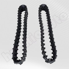 Two Tracks 180*72*37mm Size for China Mini Excavator 2 Pcs Tracks