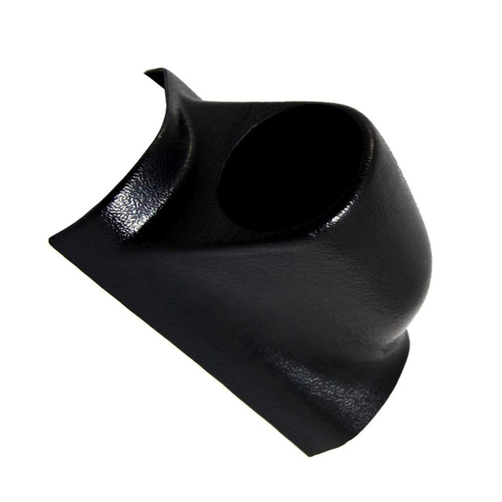 GlowShift Universal Fitment Black Single Pillar Gauge Pod Holder – Fits Any M…
