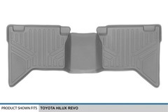 Max Liner Floor Mats 2Nd Row Liner Grey For 2015-2017 Hilux Revo B2174