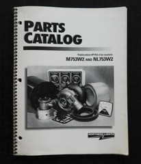NORTHERN LIGHTS M753W2 NL753W2 DIESEL GENERATOR LUGGER PART MANUAL CATALOG MINTY