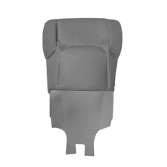 Passenger Side Bottom Top Cloth Seat Cover Nissan Frontier 2005-2019 Steel Gray