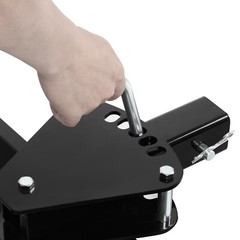 48″ Scrape Blade 2″ Receiver For ATV UTV Adjustable 0 7.5 or 15 Degrees Scraper