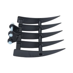 Rake Attachment For Mini Excavator One Ton To 1.5 Ton Digger Rake Tool Hooks