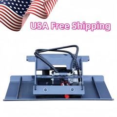 275.5 lb Hydraulic Vibratory Compactor Attachment for Skid-Steer Loader FreeShip