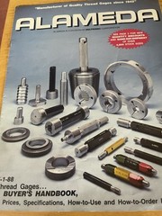 Alameda Thread Gages Buyer’s Handbook of Prices,Specifications, 4-1-88
