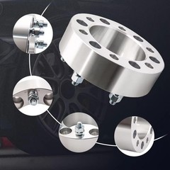 4PCS 2″ 6×5.5 Wheel Spacers Forged M14x1.5 Hub 108mm Escalade Silverado C/K2500