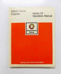 Detroit Diesel Allison Series 53 Engines Operators Manual 6SE337 Rev. 5/76