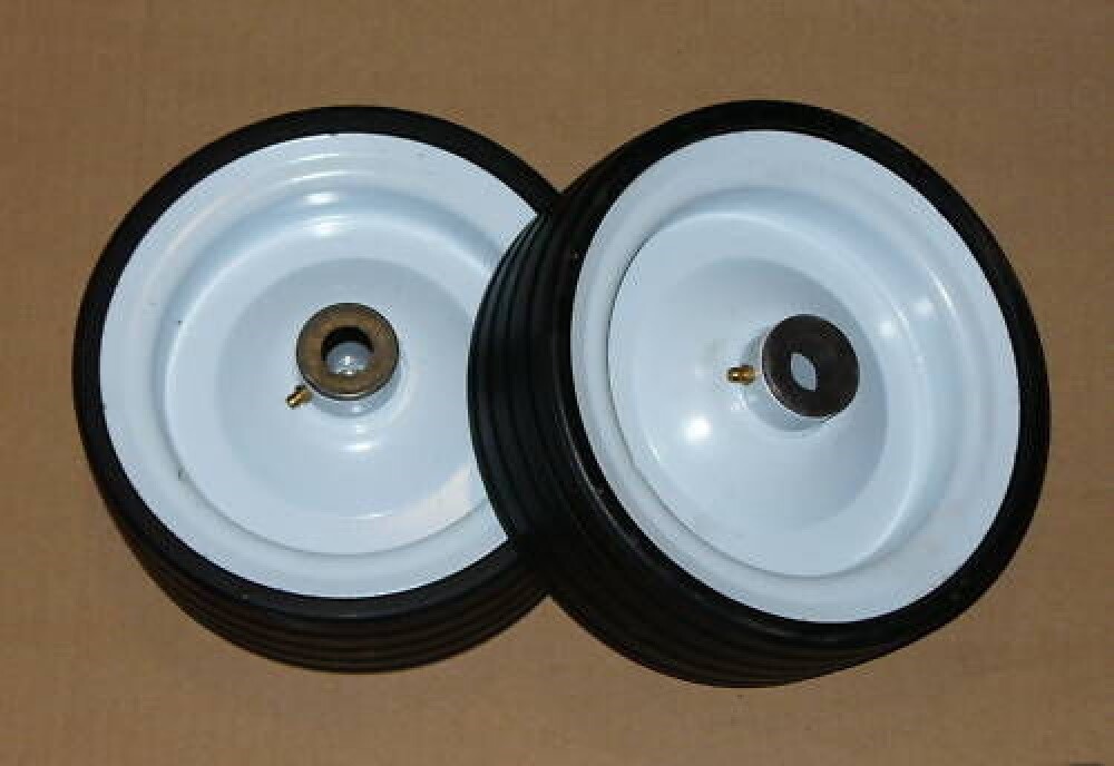 2 CASTER WHEELS FOR DR POWER FINISH MOWER 72 INCH 40818 PART 394531 8×3 INCHES