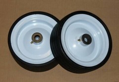 2 CASTER WHEELS FOR DR POWER FINISH MOWER 72 INCH 40818 PART 394531 8×3 INCHES