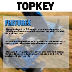 TOPKEY 6709215 Mounting System Assembly for Bobcat 742B 743B 751 751F 751G 753