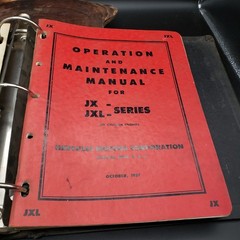 Rare Vintage Hough Sales Manual Binder Hercules Engine Literature OEM 1953–1962