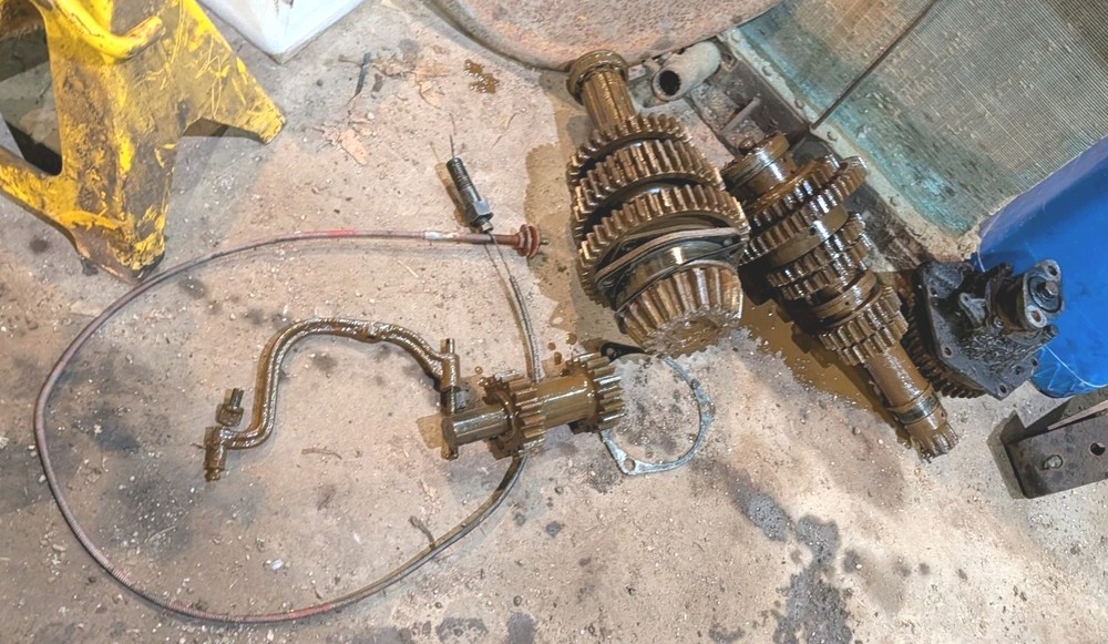 Farmall M Tractor M&W 9 Speed Transmission Set Up Cable Style 9 Speed
