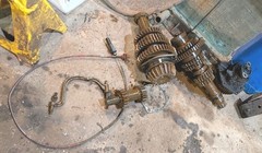 Farmall M Tractor M&W 9 Speed Transmission Set Up Cable Style 9 Speed