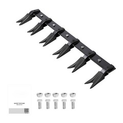 Uimoso 6-Tooth Bucket Bar for Tractor 46″ Heavy Duty, 4560 lbs Capacity