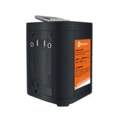 2X AC Output Multi-purpose Energy Storage 26800mAh Battery with LED Light & USB