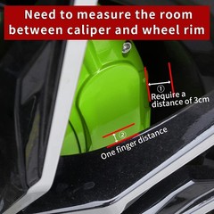 Green Aluminum Brake Caliper Covers Toyota Tundra 2007-2021 Front Rear