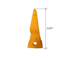 4 CAT Style Backhoe Bucket Shanks 1″ Lip, Abrasion Teeth 4T-2203, 119-3204 w Pin