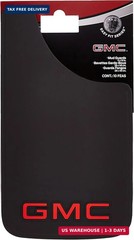 Plasticolor 000545R01 GMC Logo Easy Fit Mud Guard -19 x 11 inch -Set of 2