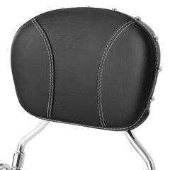 Adjustable Chrome Sissy Bar Backrest with Pad for Touring Models 2009-2025