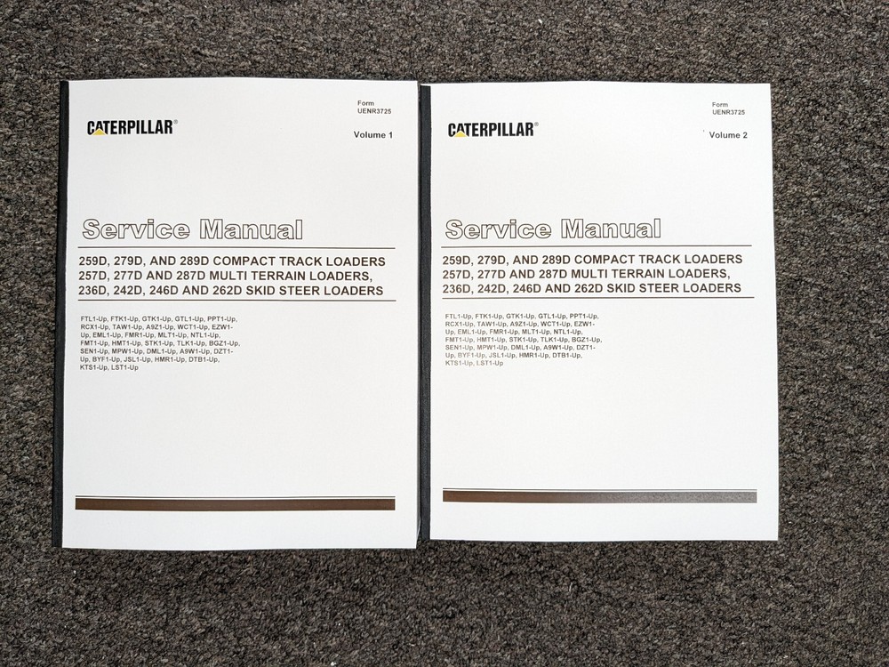 Caterpillar Skid Steer Loader 242D Repair Service Shop Manual