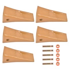 5PK Bucket Teeth + Pins & Retainers for Caterpillar CAT J200 Series High Quality