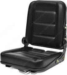 Universal Forklift Seat Fold Down Tractor Seat with Adjustable Angle Back New