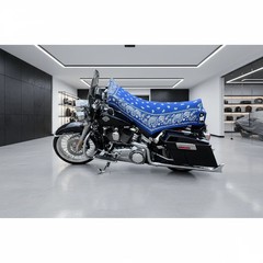 THIGHBRUSH® – AZUL – Water Repellent Motorcycle Cover and Sunshade