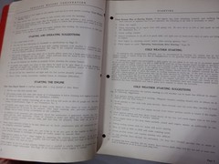Vintage Hercules Motors Corp JX-JXL 6 cylinder engine Maintenance Manual