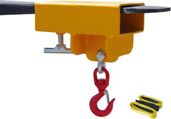 2200Lbs Forklift Lifting Hook with Swivel Hook & T-Screw Attachment