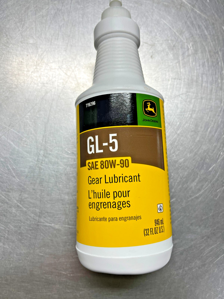 TY6296 OEM John Deere SAE 80W-90 GEAR LUBRICANT 32oz Quart