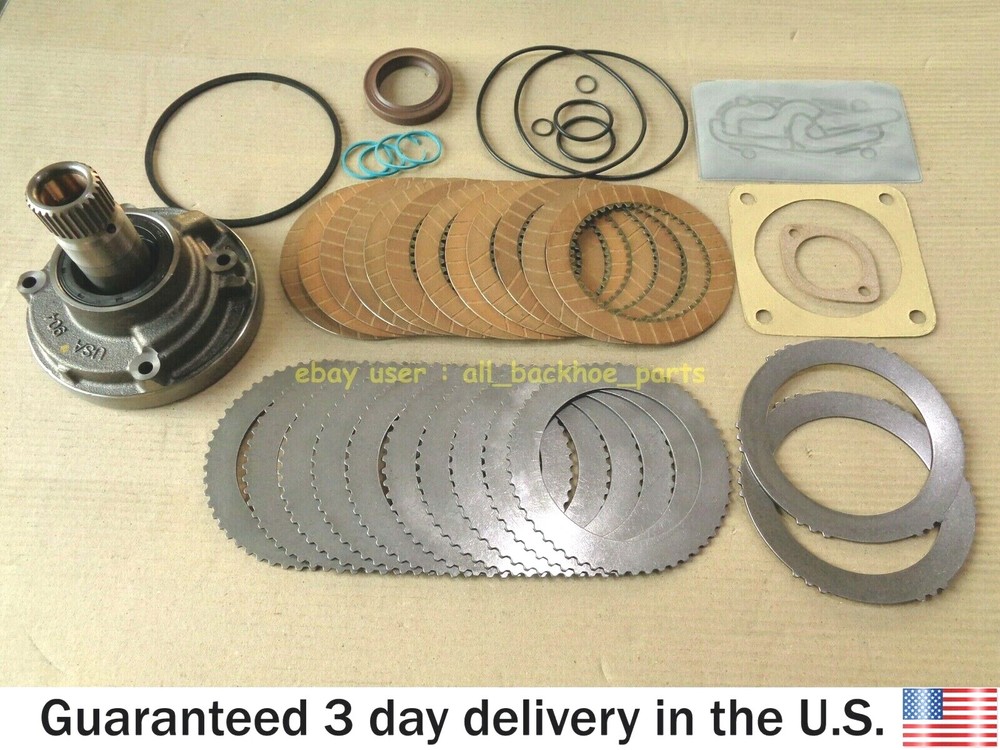 JCB BACKHOE- TRANSMISSION REBUILD KIT WITH PLATES, SEALS & TRANS PUMP 20/900400