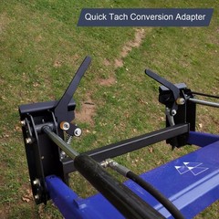 3500lbs Weld On Skid Steer Quick Attach Conversion Adapter Quick Tach Latch Box