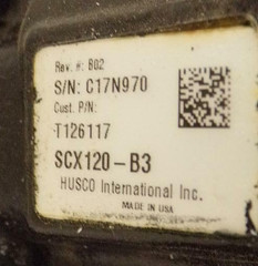 JCB HUSCO VALVE BLOCK ASSEMBLY , SCX120-B3, SX124B, T126117, 4 SPOOL