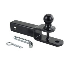 TOPTOW ATV/UTV Trailer Hitch 2-Inch Ball Mount, Clevis Pin, Universal Fit