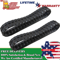 2X Rubber Tracks Attachment 180*72mm For Mini Excavator AGT Kubota Cat HI Yanmar