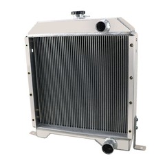 3 Row Aluminum Radiator For Case Skid Loader 1840 1845C Skid Steer #1347609C1