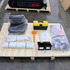 FREE SHIP 1Ton Mini Excavator B&S 13.5HP Crawler Hydraulic Digger