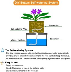 ORIMERC 150 feet 1/4 inch Self Watering Capillary Wick 150 (1/4 inch)