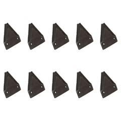 Qty 10: Sickle Sections Fits Ford/New Holland Replaces 491-203325