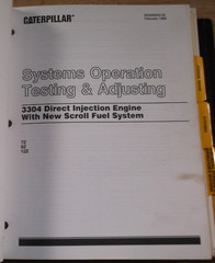 CAT CATERPILLAR D4H I II III DOZER SPECS / TEST SERVICE SHOP REPAIR MANUAL BOOK