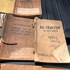 Lot of Vintage CAT Caterpillar Parts Catalogs Manuals TRACTORS ENGINES War Dept