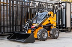 Free Ship MS380 Wheeled Mini Skid Steer Loader 23HP EPA Dual Pumps Gas Engine