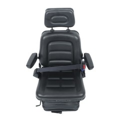 Suspension Tractor & Forklift Seat Armrest Safety Belt Adjustable Backrest