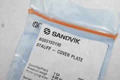 Sandvik Stauff Cover Plate BQ00153190 Standard Series Replacement Genuine OEM