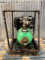 Kohler KD420-1001A 9.8 Diesel Engine w/ 1″ Keyed Shaft, Recoil Start, 2″ Trash P
